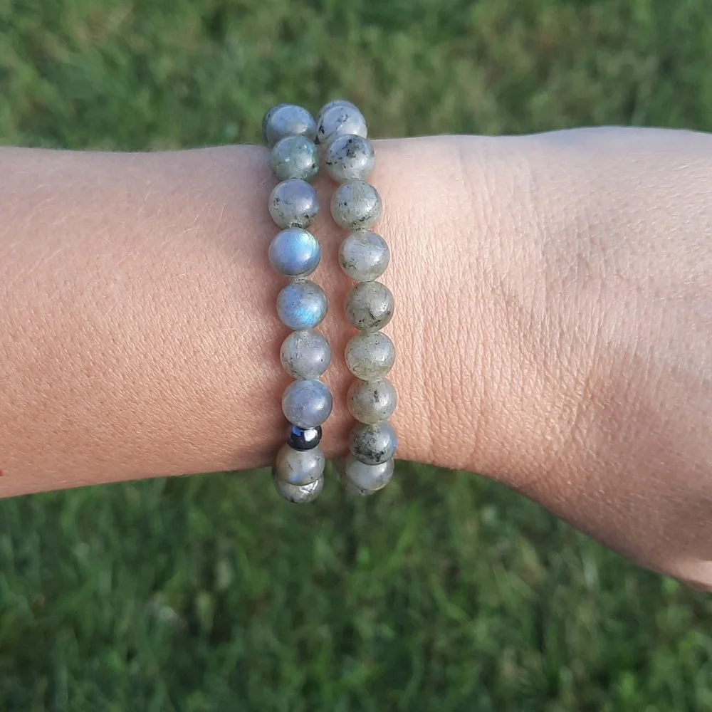 Labradorite 8mm Bracelet - Picture 5 of 5